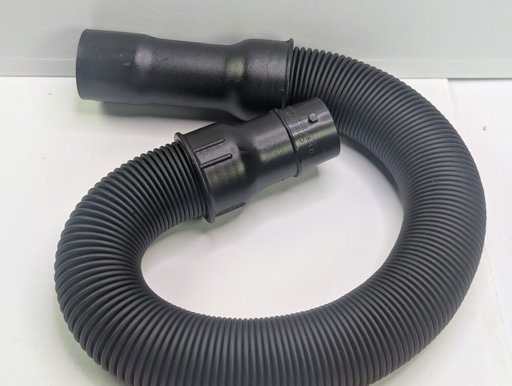 Vacuum Cleaner Replacement Flex Hose Gray BlackSide Lock Tabs Attachment